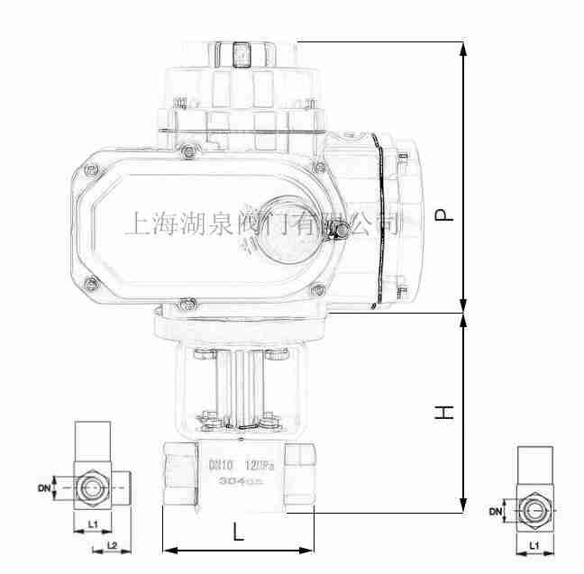 不銹鋼電動高壓球閥